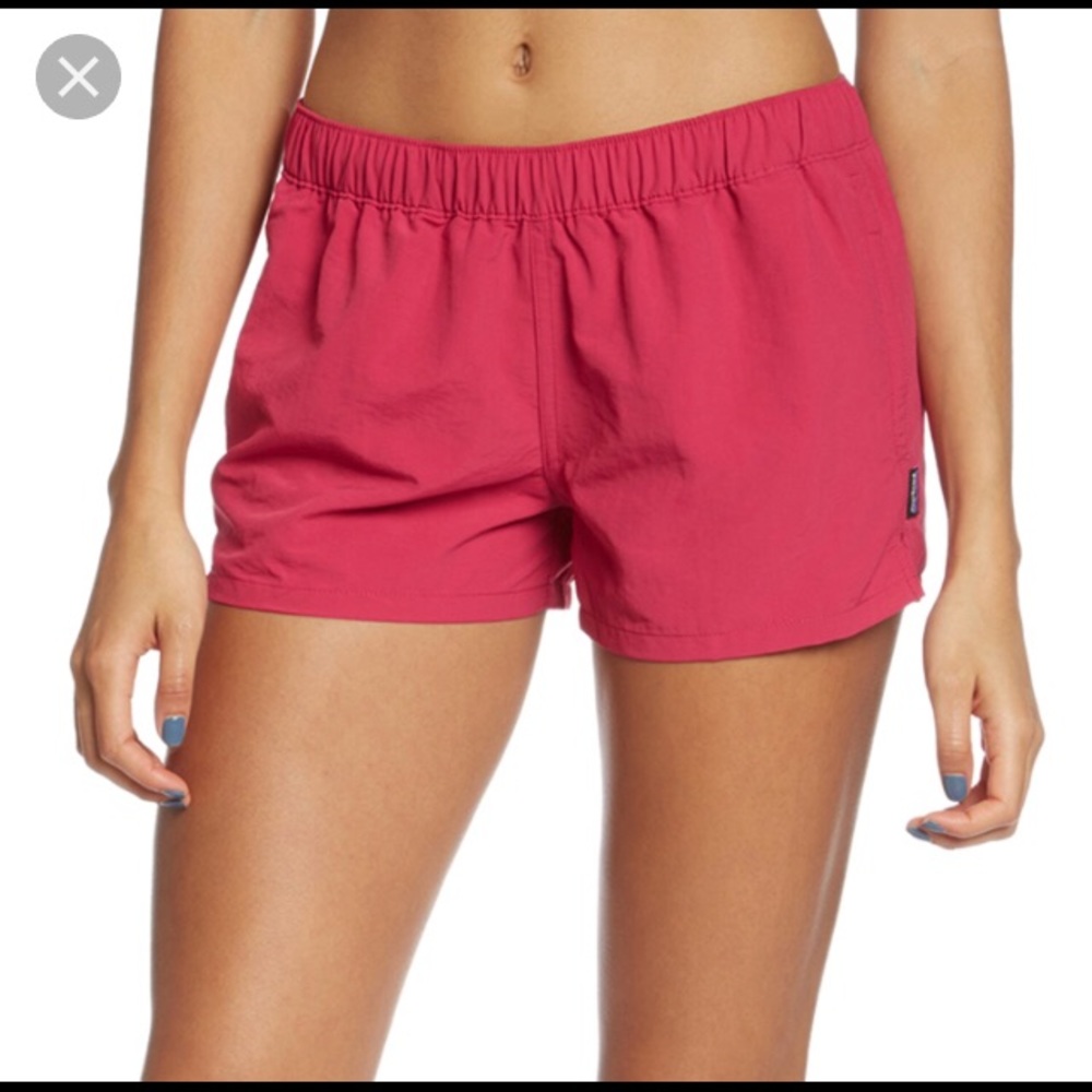 Women’s Patagonia Barely Baggies Shorts Red Size M